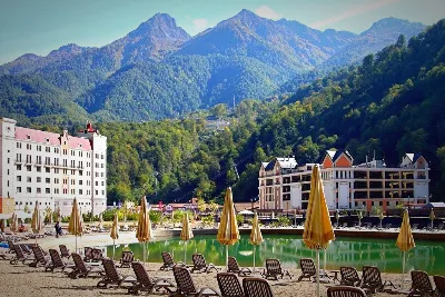 Beristirahat di resor ski Sochi