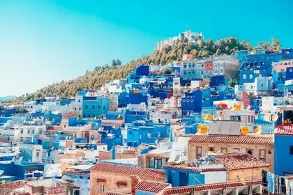 Chefchaouen Biru di Maroko