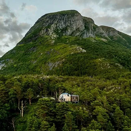 Glamping Grautaneset di Norwegia