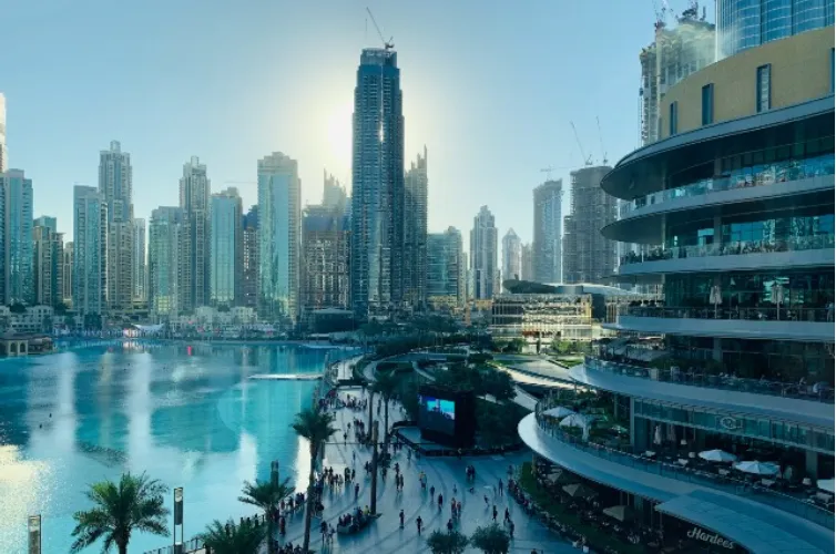Pusat Kota Dubai yang mengesankan