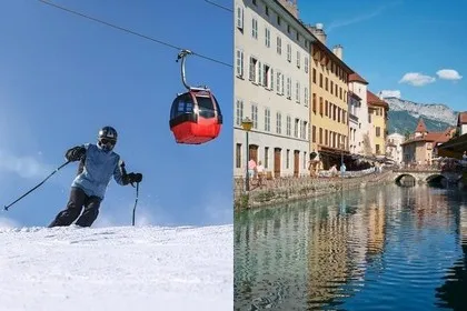 Resor ski, kota, dan spa di Prancis