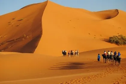Gurun Sahara Musim Dingin di Maroko